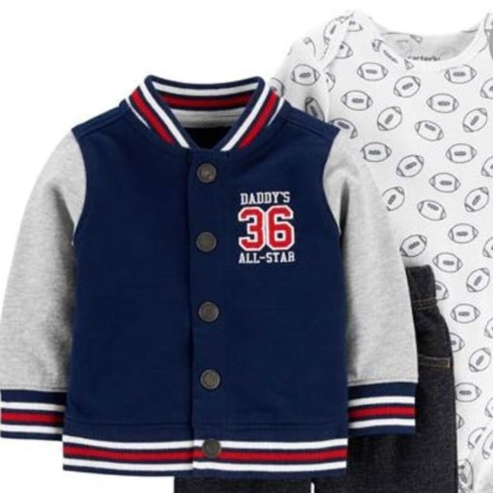 Carter's 18 month three piece infant boy set.